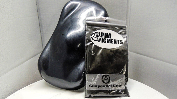 Gunpowder Gray Dry Pearl Pigment - The Spray Source - Alpha Pigments