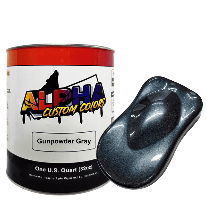 Gunpowder Gray Paint Basecoat Midcoat - The Spray Source - Alpha Pigments