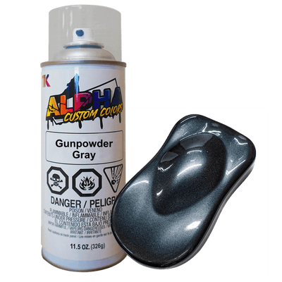 Gunpowder Gray Spray Can Midcoat - The Spray Source - Alpha Pigments