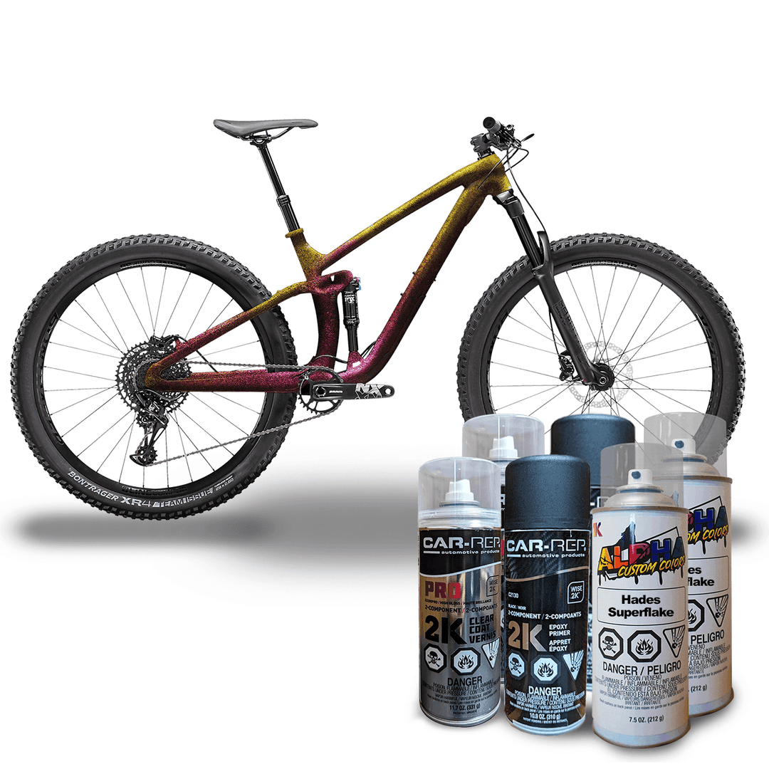 Hades Superflake Bike Paint Kit - The Spray Source - Alpha Pigments