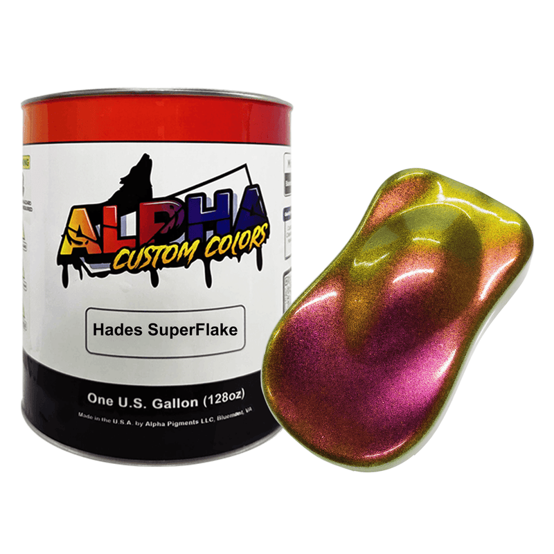 Hades SuperFlake Paint Basecoat Midcoat - The Spray Source - Alpha Pigments