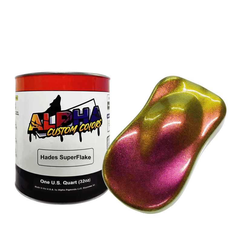Hades SuperFlake Paint Basecoat Midcoat - The Spray Source - Alpha Pigments