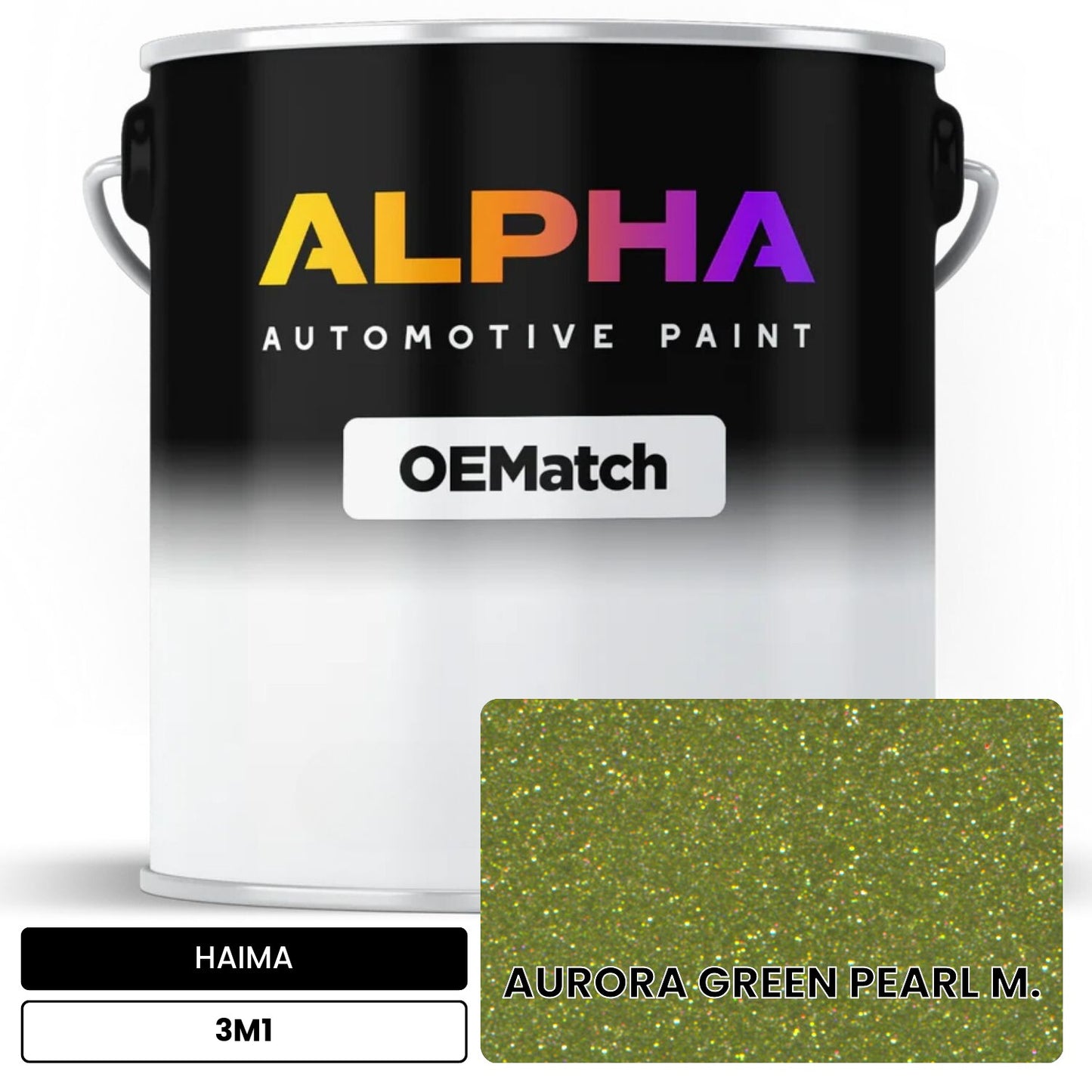 HAIMA AURORA GREEN PEARL M. 3M1 OEMatch Basecoat