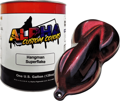 Alpha Pigments Hangman Superflake Paint Basecoat Midcoat - The Spray Source - The Spray Source Affordable Auto Paint Supplies