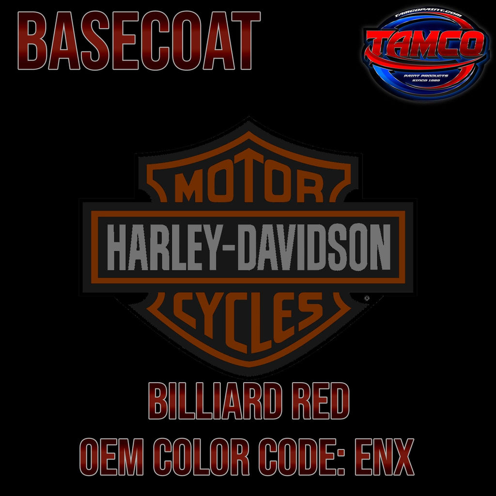 Harley Davidson Billiard Red | ENX | 2020 | OEM Basecoat - The Spray Source - Tamco Paint Manufacturing