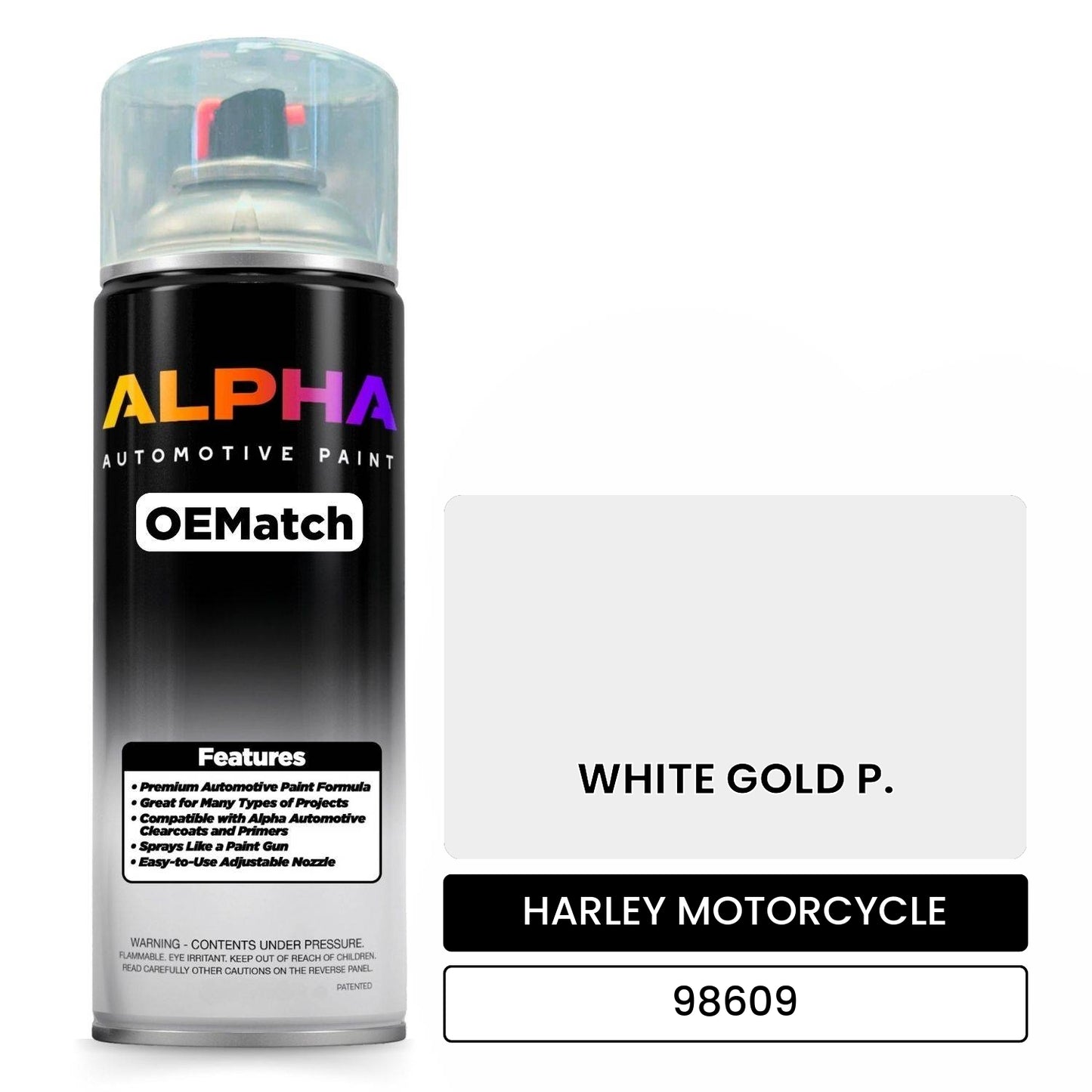 HARLEY MOTORCYCLE  98609 OEMatch Spraycan