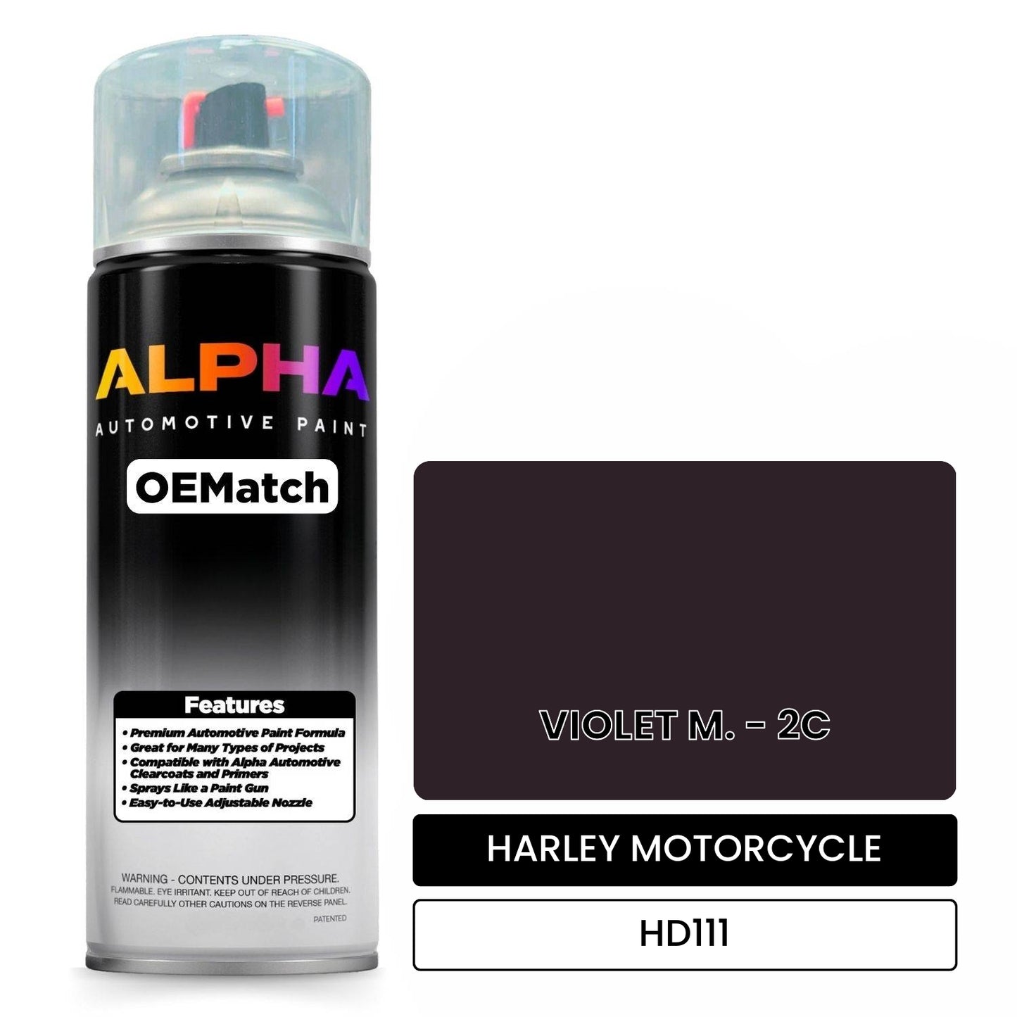 HARLEY MOTORCYCLE  HD111 OEMatch Spraycan