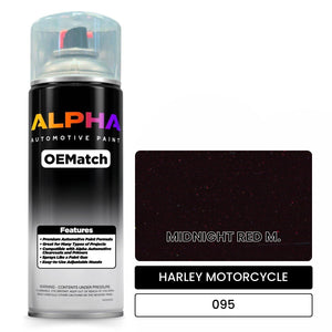 HARLEY MOTORCYCLE MIDNIGHT RED M. 095 | OEMatch Automotive Spraycan