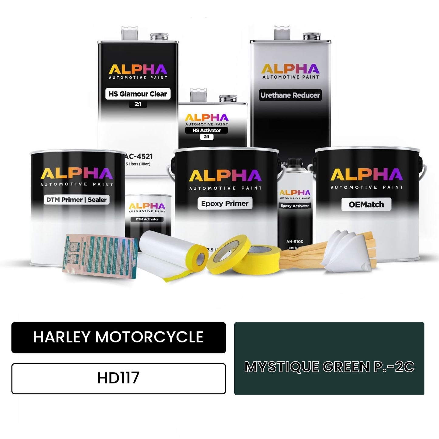 HARLEY MOTORCYCLE  HD117 OEMatch Car Kit