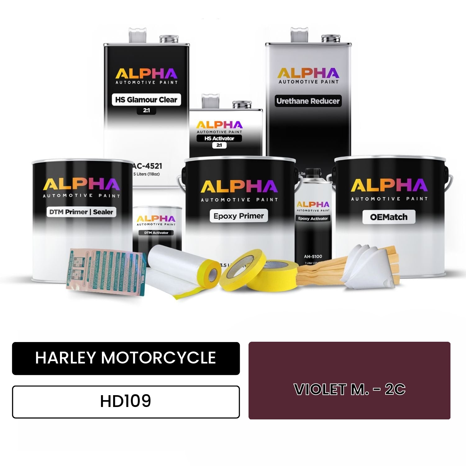 HARLEY MOTORCYCLE  HD109 OEMatch Car Kit
