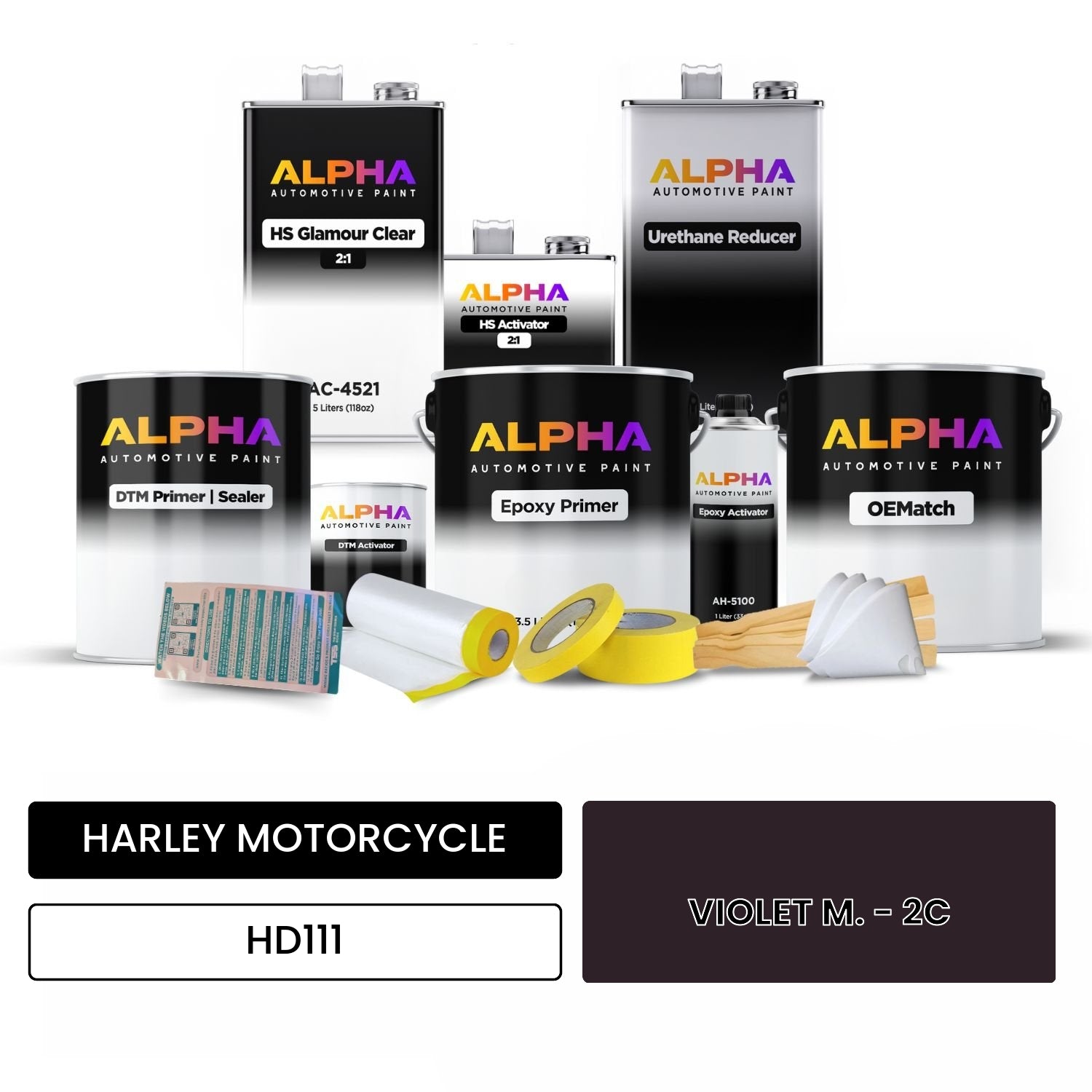 HARLEY MOTORCYCLE  HD111 OEMatch Car Kit