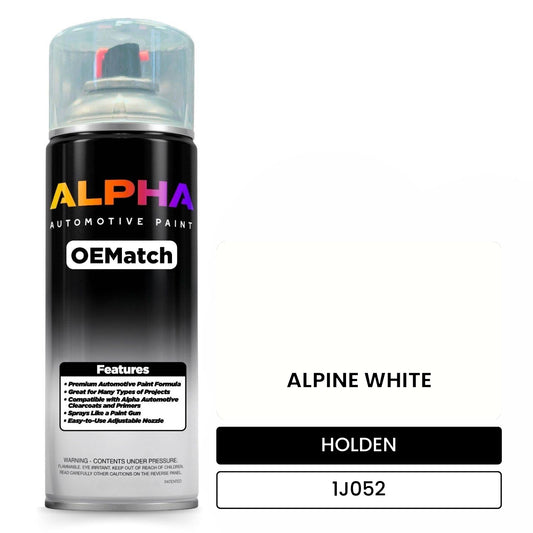 HOLDEN ALPINE WHITE 1J052 OEMatch Spraycan