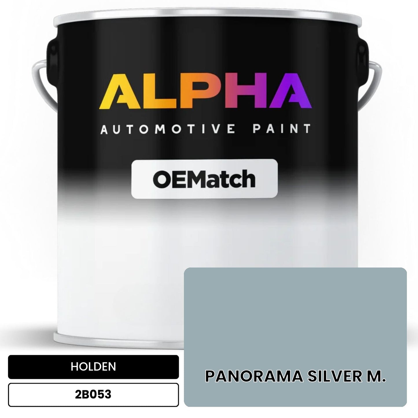 HOLDEN PANORAMA SILVER M. 2B053 OEMatch Basecoat