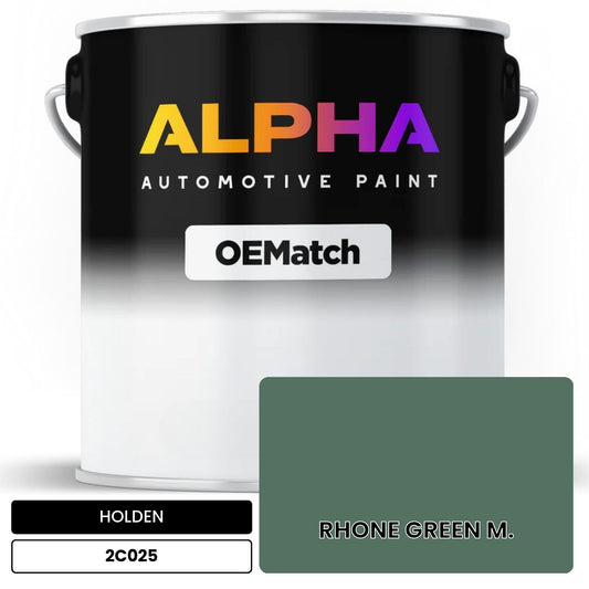 HOLDEN RHONE GREEN M. 2C025 OEMatch Basecoat