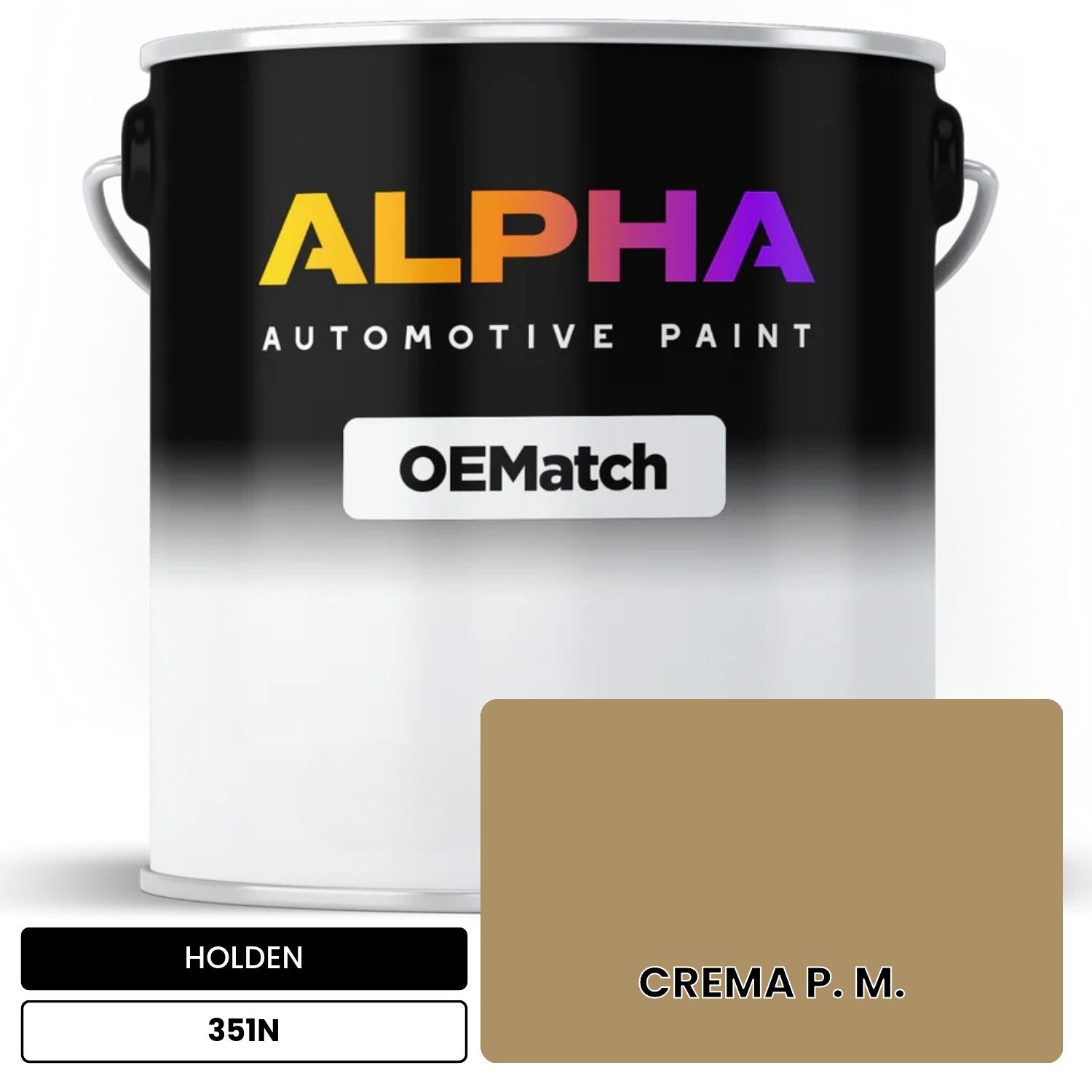 HOLDEN CREMA P. M. 351N OEMatch Basecoat
