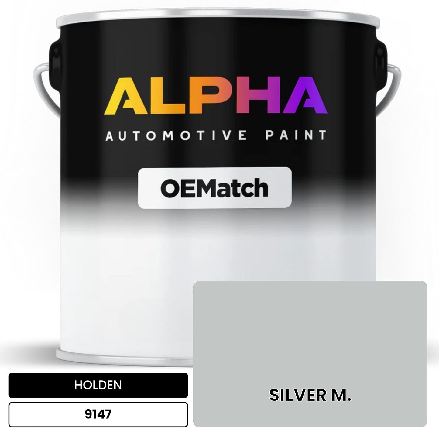 HOLDEN SILVER M. 9147 OEMatch Basecoat