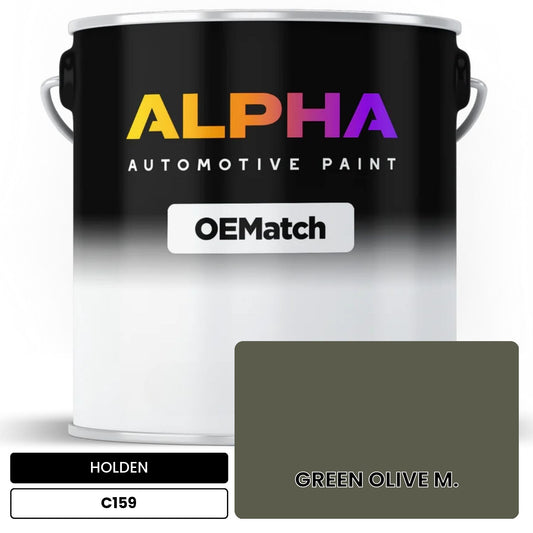 HOLDEN GREEN OLIVE M. C159 OEMatch Basecoat