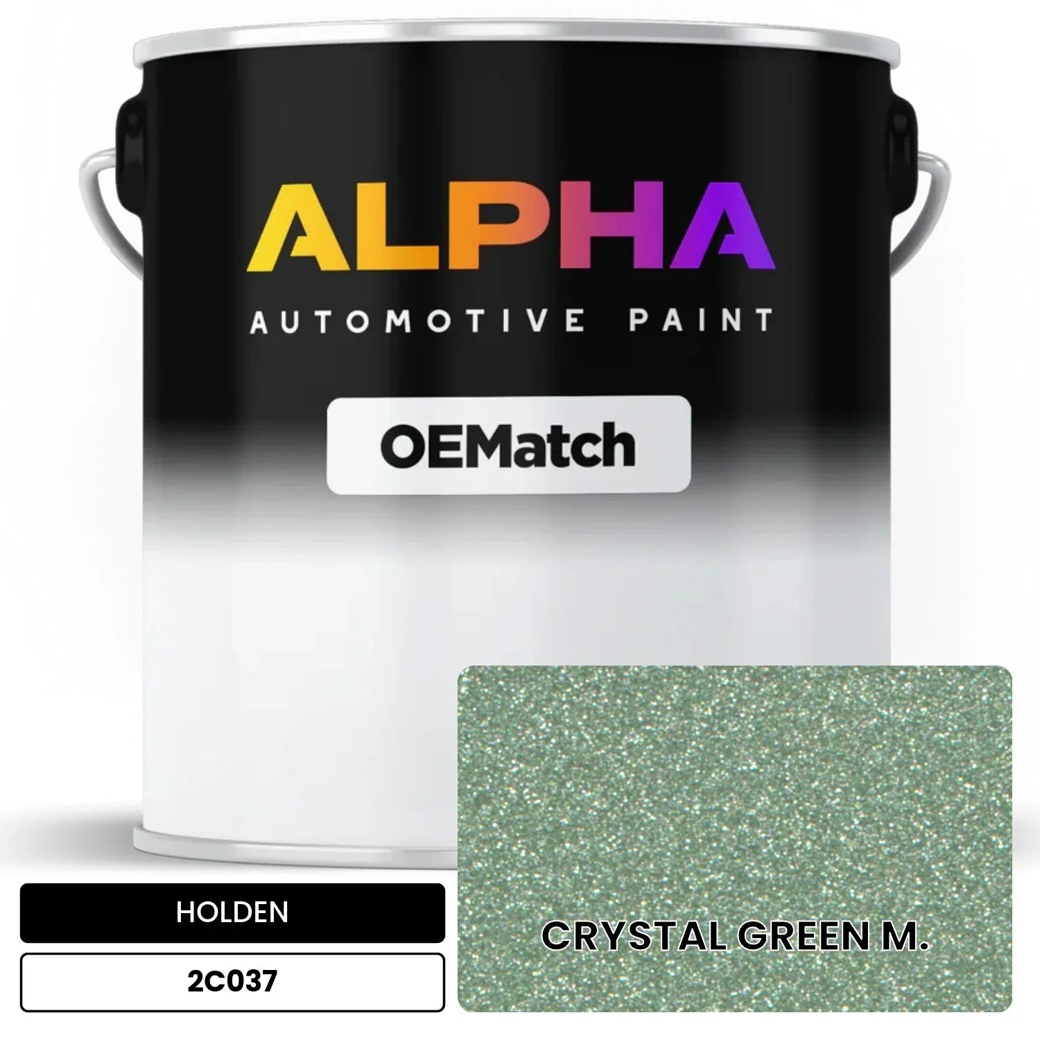 HOLDEN CRYSTAL GREEN M. 2C037 OEMatch Basecoat