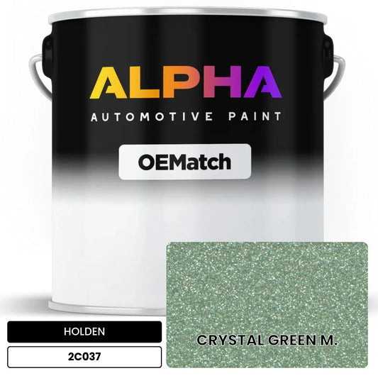 HOLDEN CRYSTAL GREEN M. 2C037 OEMatch Basecoat