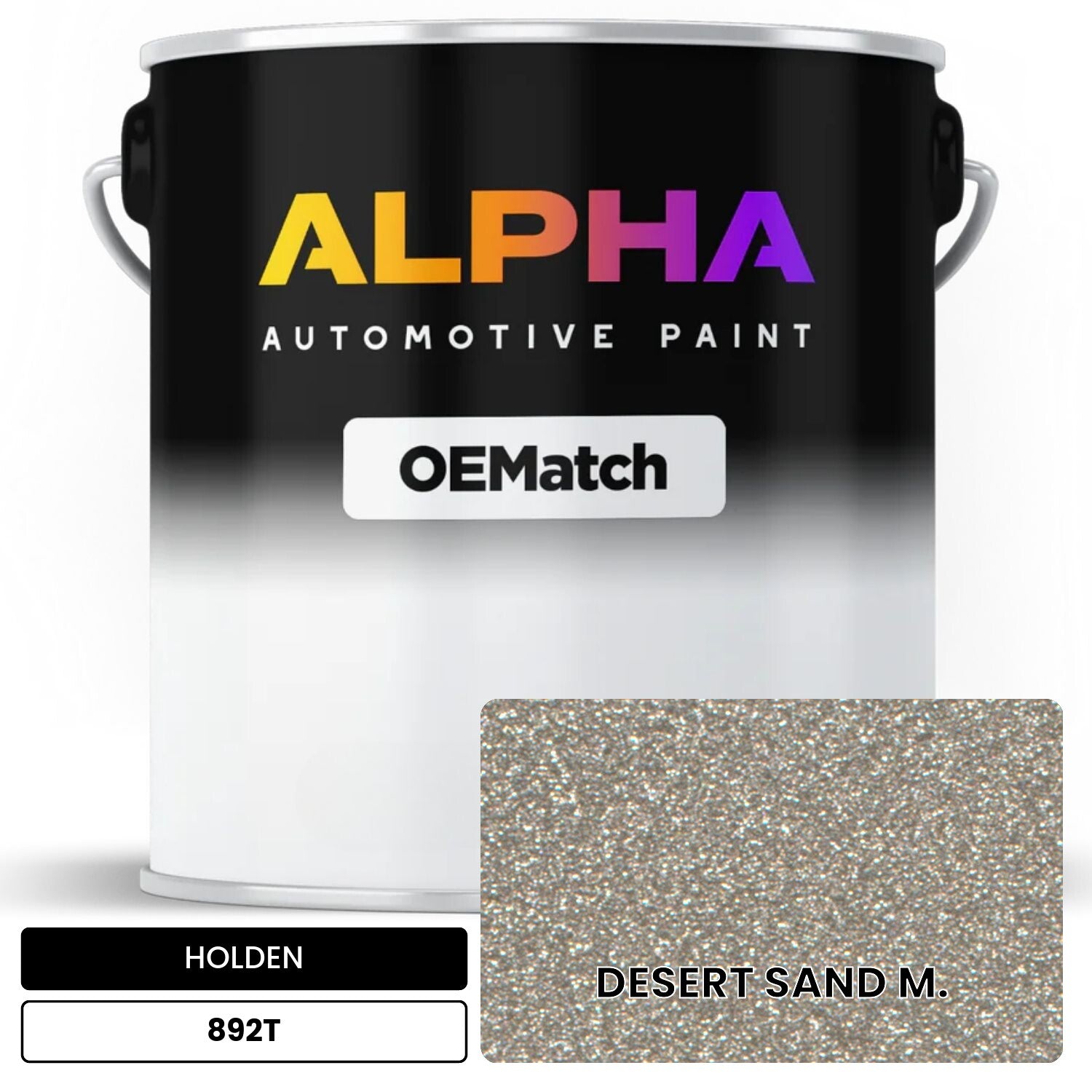 HOLDEN DESERT SAND M. 892T OEMatch Basecoat