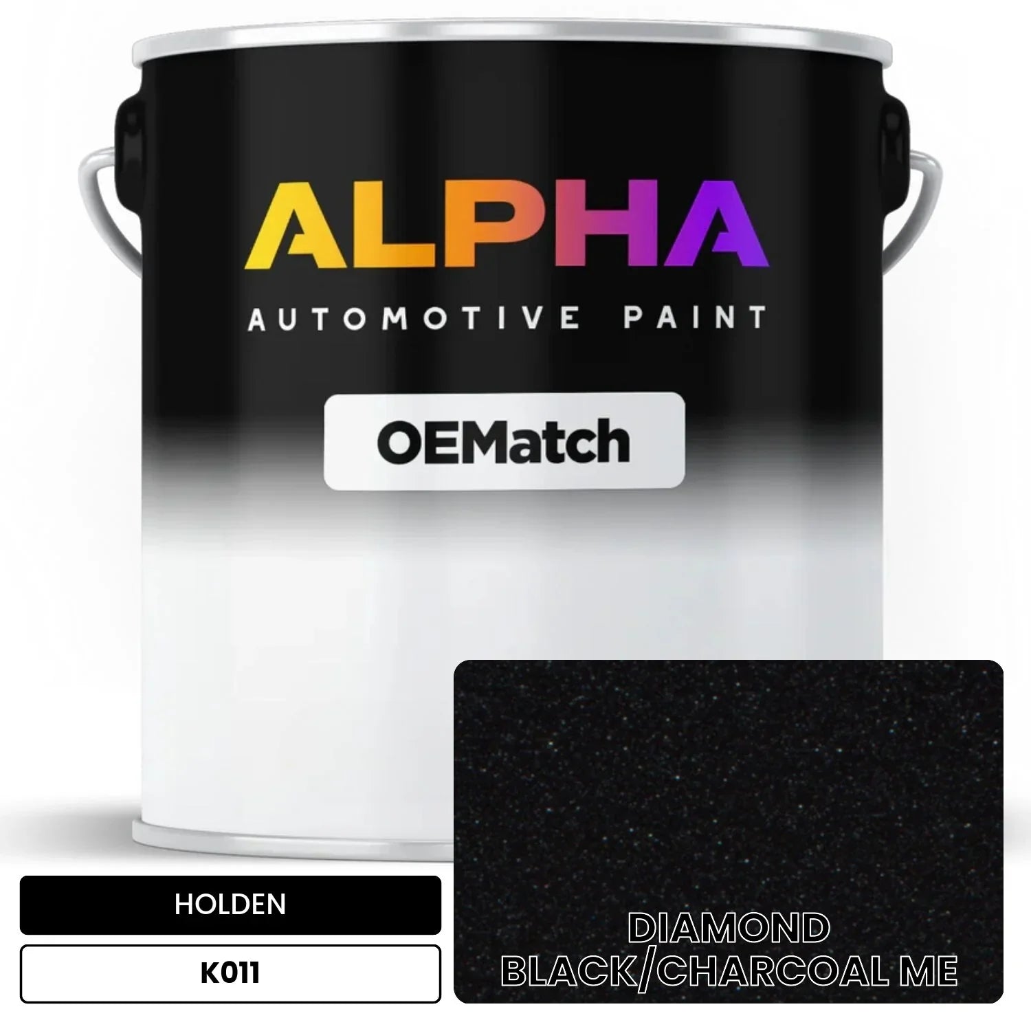 HOLDEN DIAMOND BLACK/CHARCOAL ME K011 OEMatch Basecoat