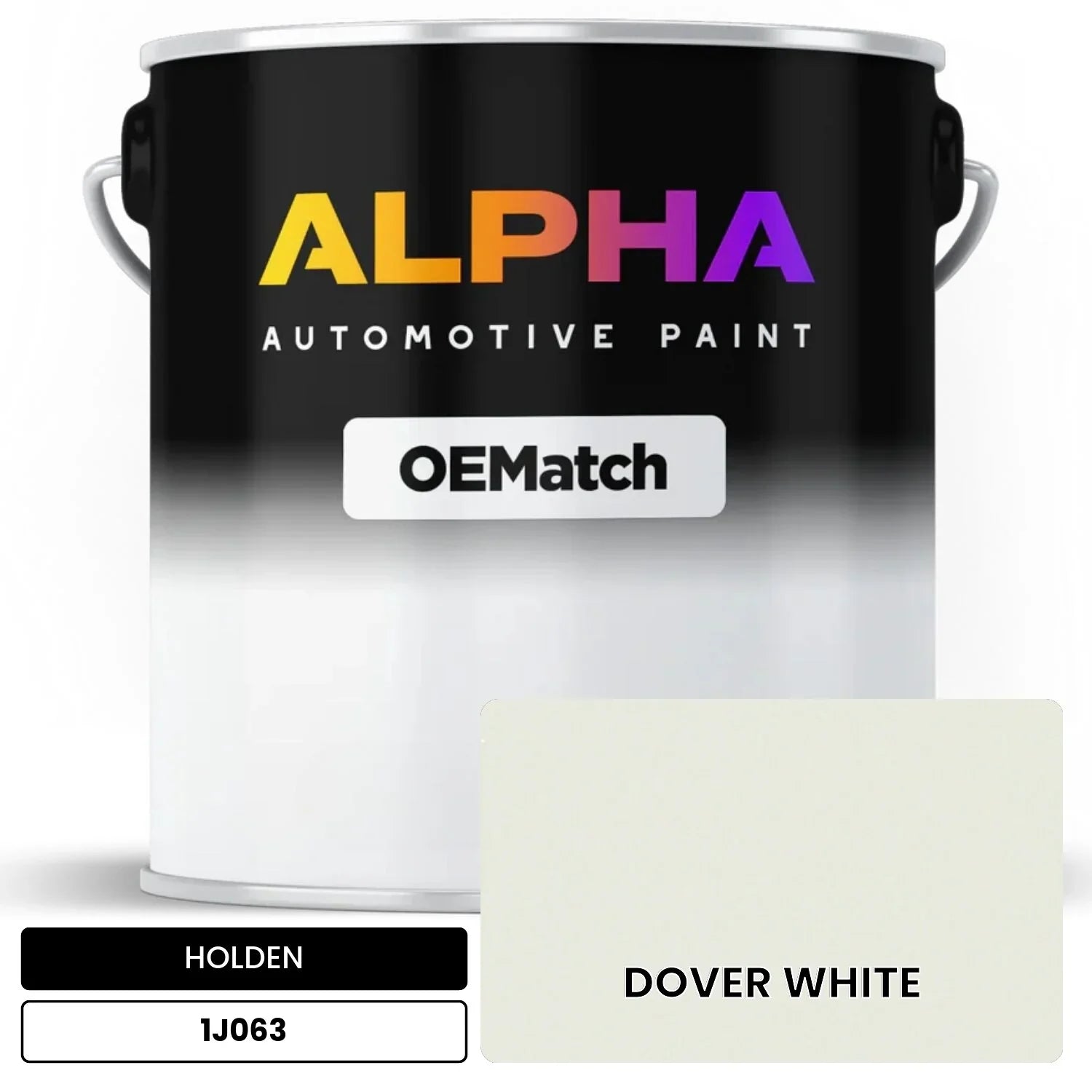 HOLDEN DOVER WHITE 1J063 OEMatch Basecoat