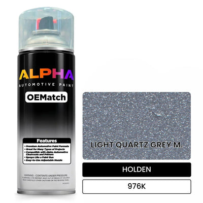 HOLDEN LIGHT QUARTZ GREY M. 976K | OEMatch Automotive Spraycan
