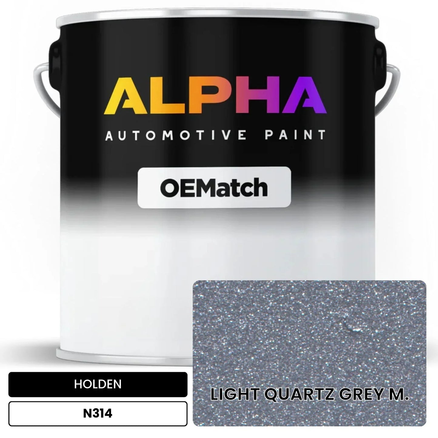 HOLDEN LIGHT QUARTZ GREY M. N314 OEMatch Basecoat