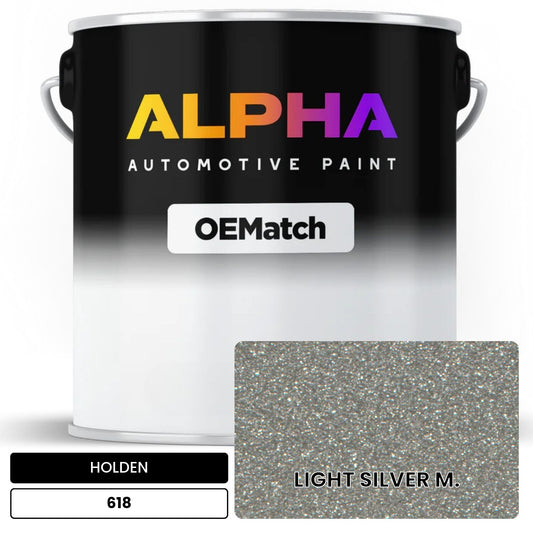 HOLDEN LIGHT SILVER M. 618 OEMatch Basecoat
