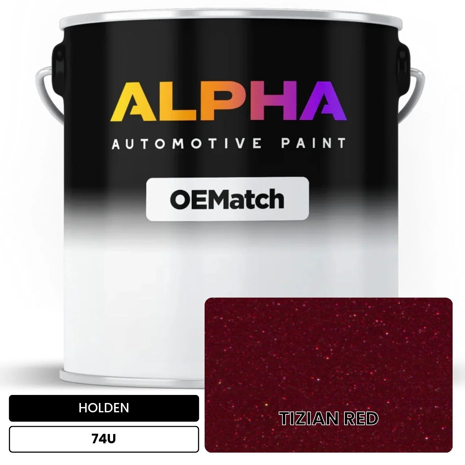 HOLDEN TIZIAN RED 74U OEMatch Basecoat