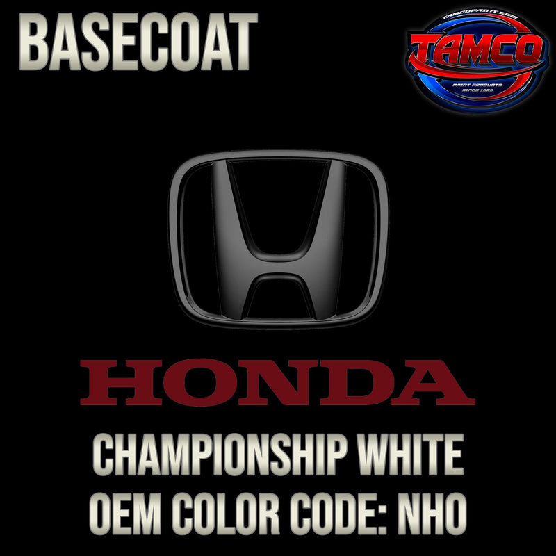 Honda Championship White | NH0 | 1997-2001;2018-2020 | OEM Basecoat - The Spray Source - Tamco Paint Manufacturing