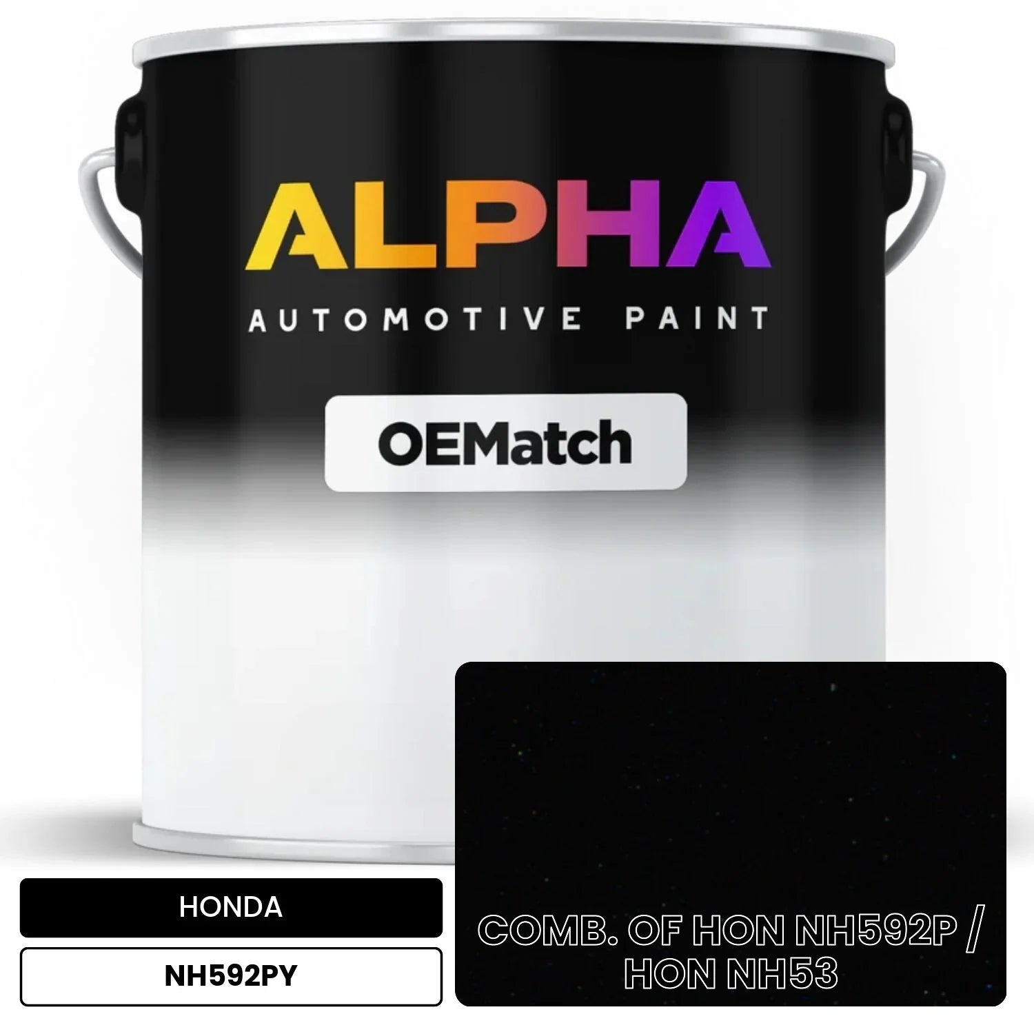 HONDA COMB. OF HON NH592P / HON NH53 NH592PY OEMatch Basecoat