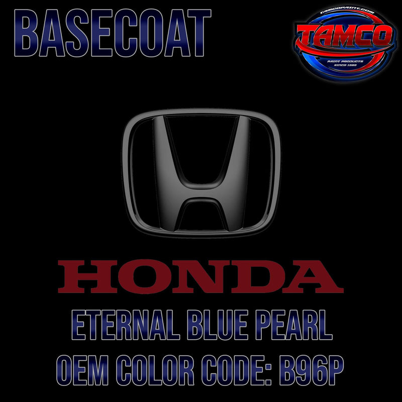 Honda Eternal Blue Pearl | B96P | 2000-2005 | OEM Basecoat - The Spray Source - Tamco Paint Manufacturing