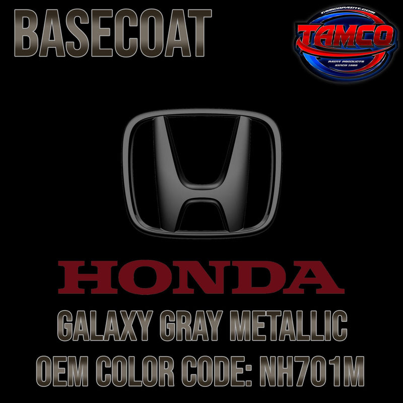 Honda Galaxy Gray Metallic | NH701M | 2006-2008 | OEM Basecoat - The Spray Source - Tamco Paint Manufacturing