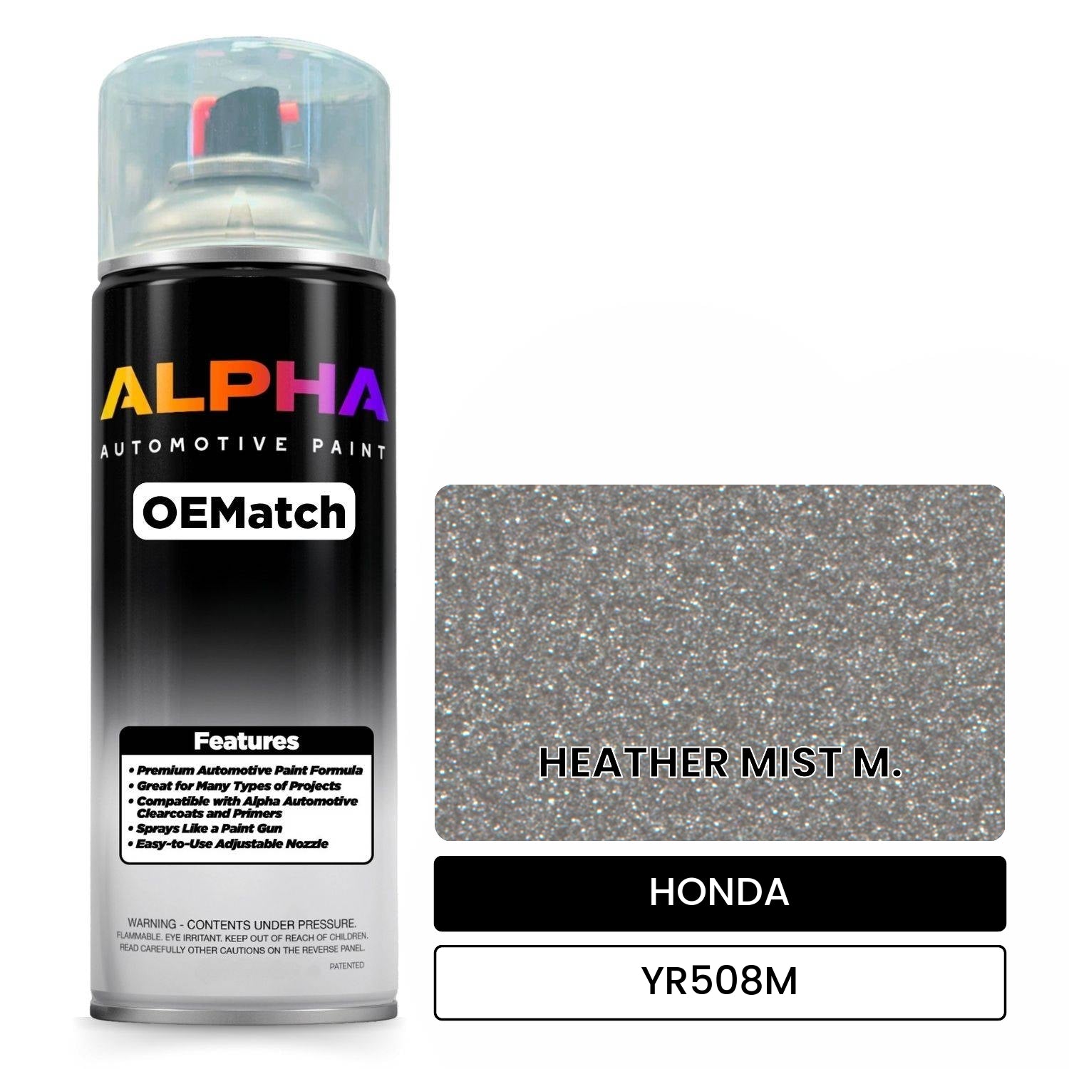 HONDA HEATHER MIST M. YR508M OEMatch Spraycan