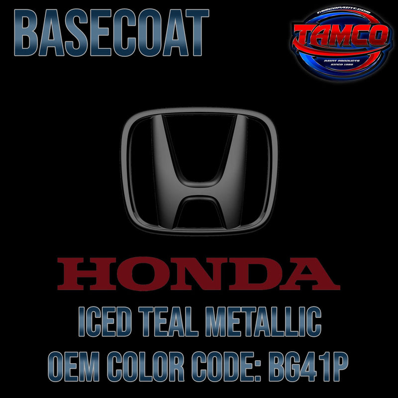 Honda Iced Teal Metallic | BG41P | 1998-2000 | OEM Basecoat - The Spray Source - Tamco Paint Manufacturing