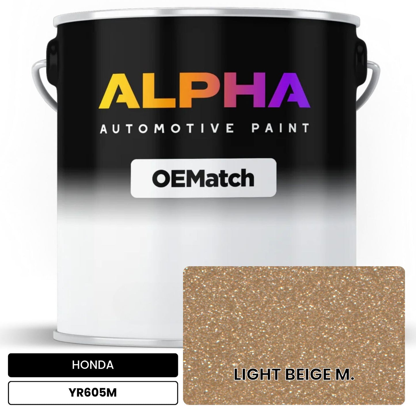 HONDA LIGHT BEIGE M. YR605M OEMatch Basecoat