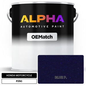 HONDA MOTORCYCLE BLUE P. P25C | OEMatch Automotive Basecoat