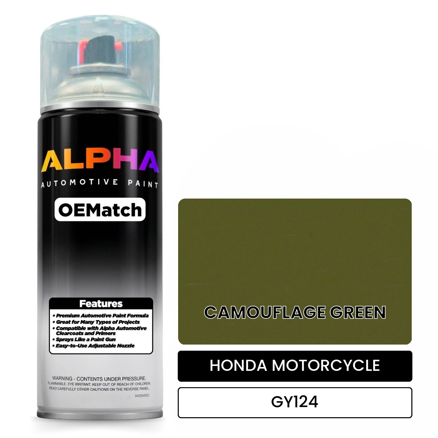HONDA MOTORCYCLE  GY124 OEMatch Spraycan