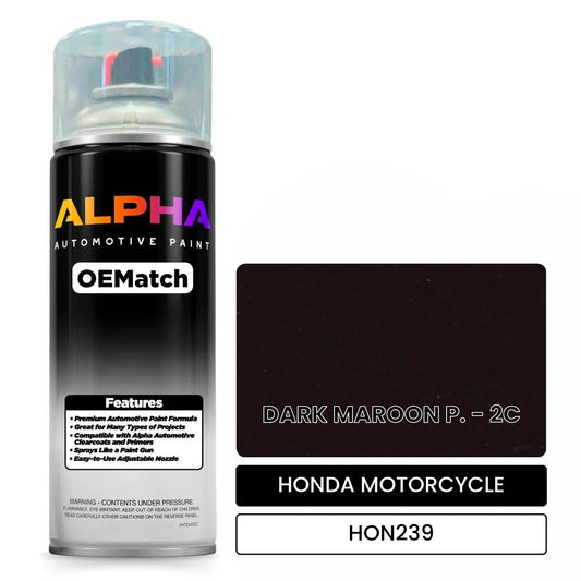 HONDA MOTORCYCLE DARK MAROON P. - 2C HON239 OEMatch Spraycan