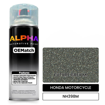 HONDA MOTORCYCLE FUTURE GREY M. NH398M | OEMatch Automotive Spraycan