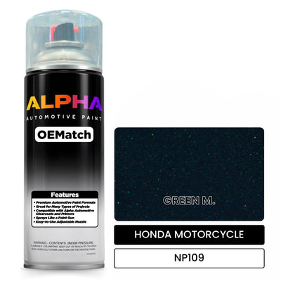 HONDA MOTORCYCLE GREEN M. NP109 | OEMatch Automotive Spraycan