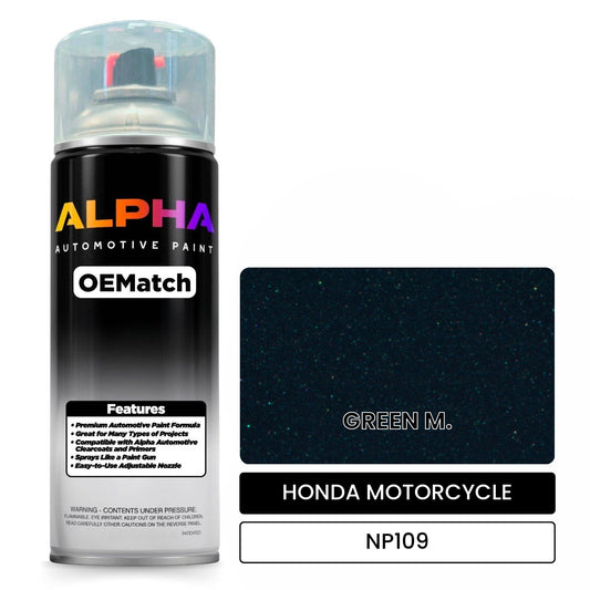 HONDA MOTORCYCLE GREEN M. NP109 OEMatch Spraycan