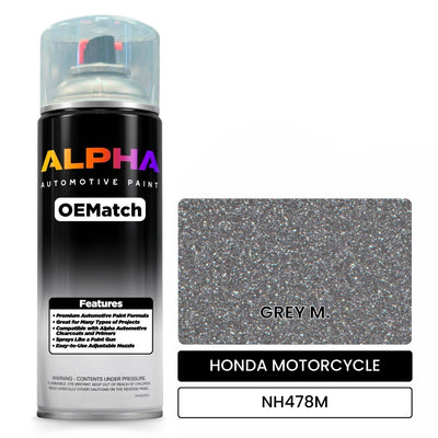 HONDA MOTORCYCLE GREY M. NH478M | OEMatch Automotive Spraycan