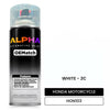 HONDA MOTORCYCLE WHITE - 2C HON103 | OEMatch Automotive Spraycan