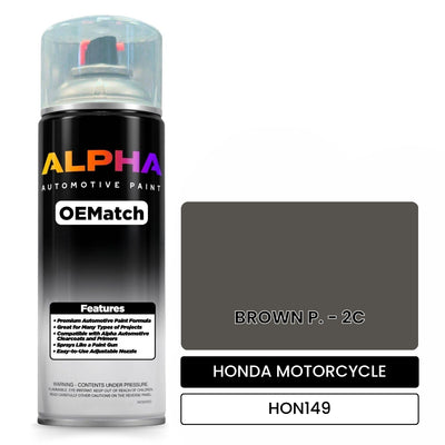 HONDA MOTORCYCLE BROWN P. - 2C HON149 | OEMatch Automotive Spraycan