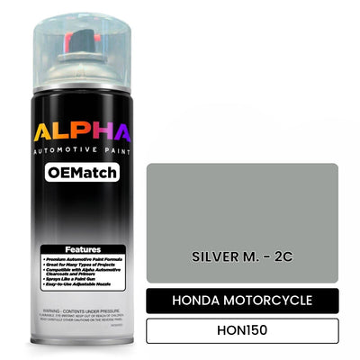HONDA MOTORCYCLE SILVER M. - 2C HON150 | OEMatch Automotive Spraycan