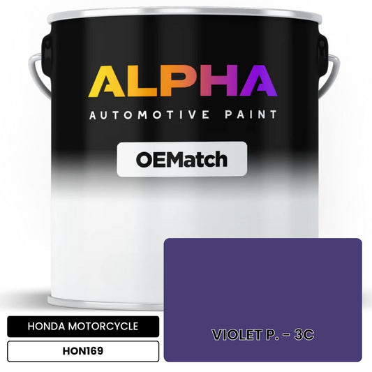 HONDA MOTORCYCLE VIOLET P. - 3C HON169 OEMatch Basecoat