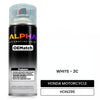 HONDA MOTORCYCLE WHITE - 2C HON296 | OEMatch Automotive Spraycan