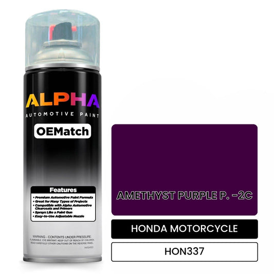 HONDA MOTORCYCLE AMETHYST PURPLE P. -2C HON337 OEMatch Spraycan